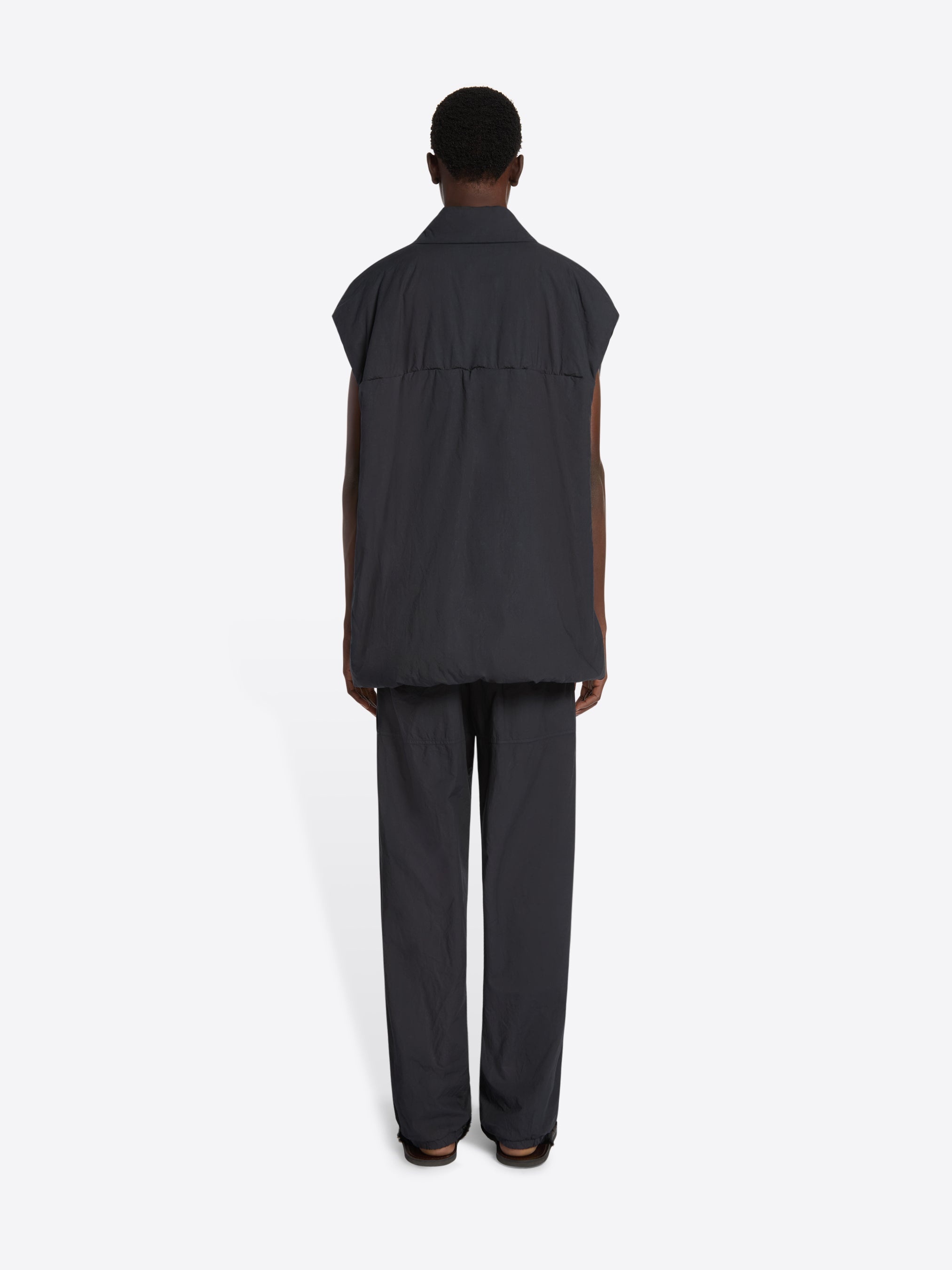 OVERDYED COTTON VEST - 4