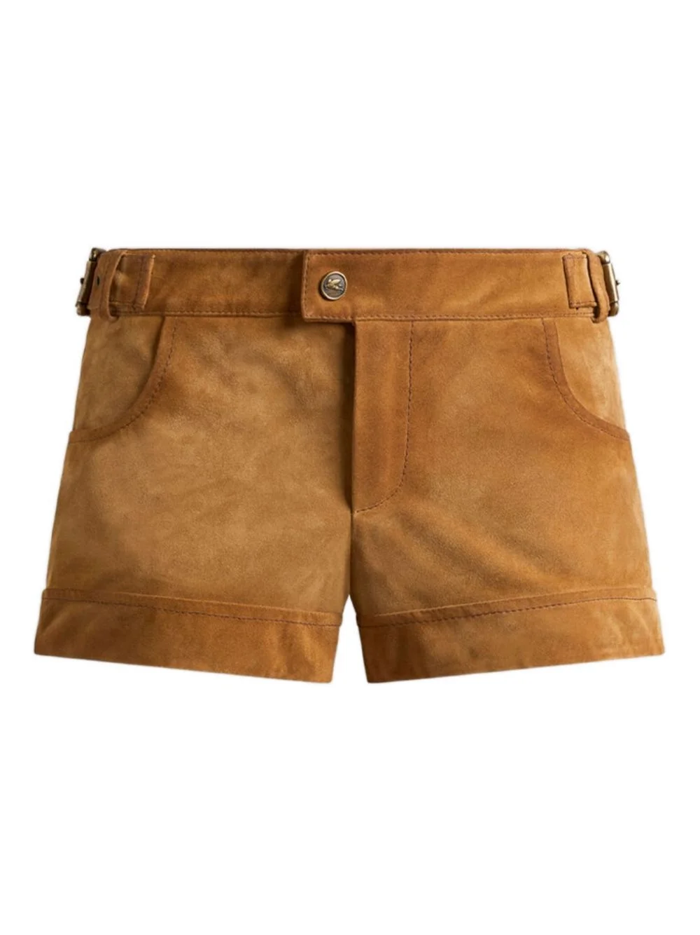 suede shorts - 1