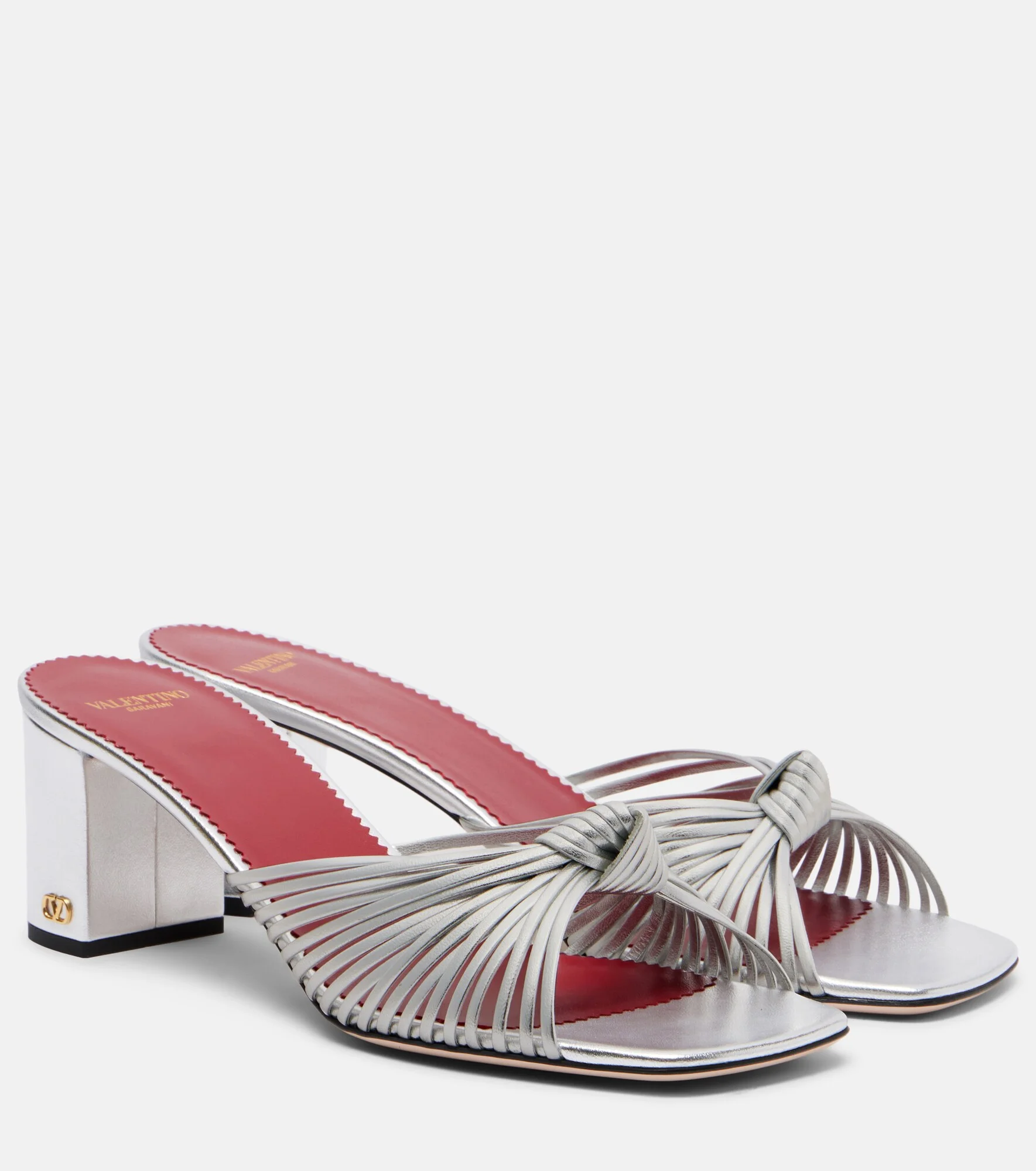 Annet metallic leather sandals - 1