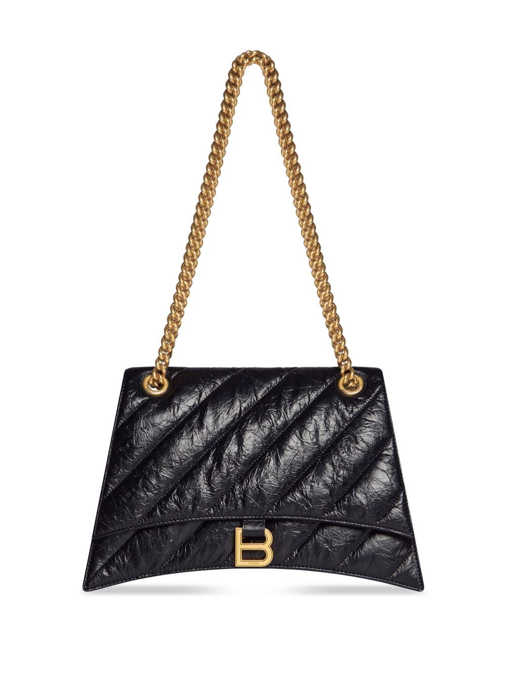 Balenciaga Women Borsa Crush Media Trapuntata Con Catena - 5
