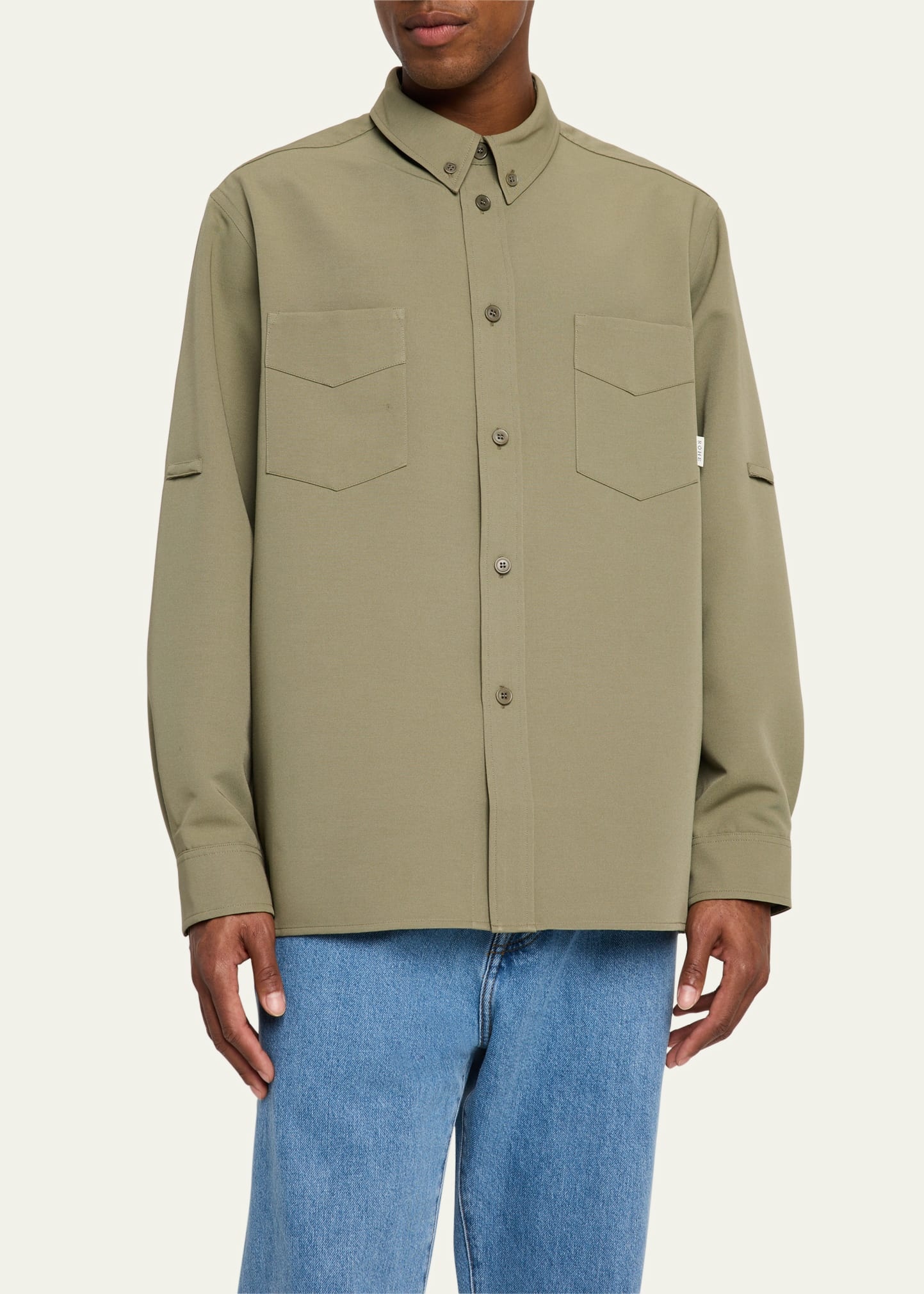 Men's Relaxed Utility Overshirt - 4