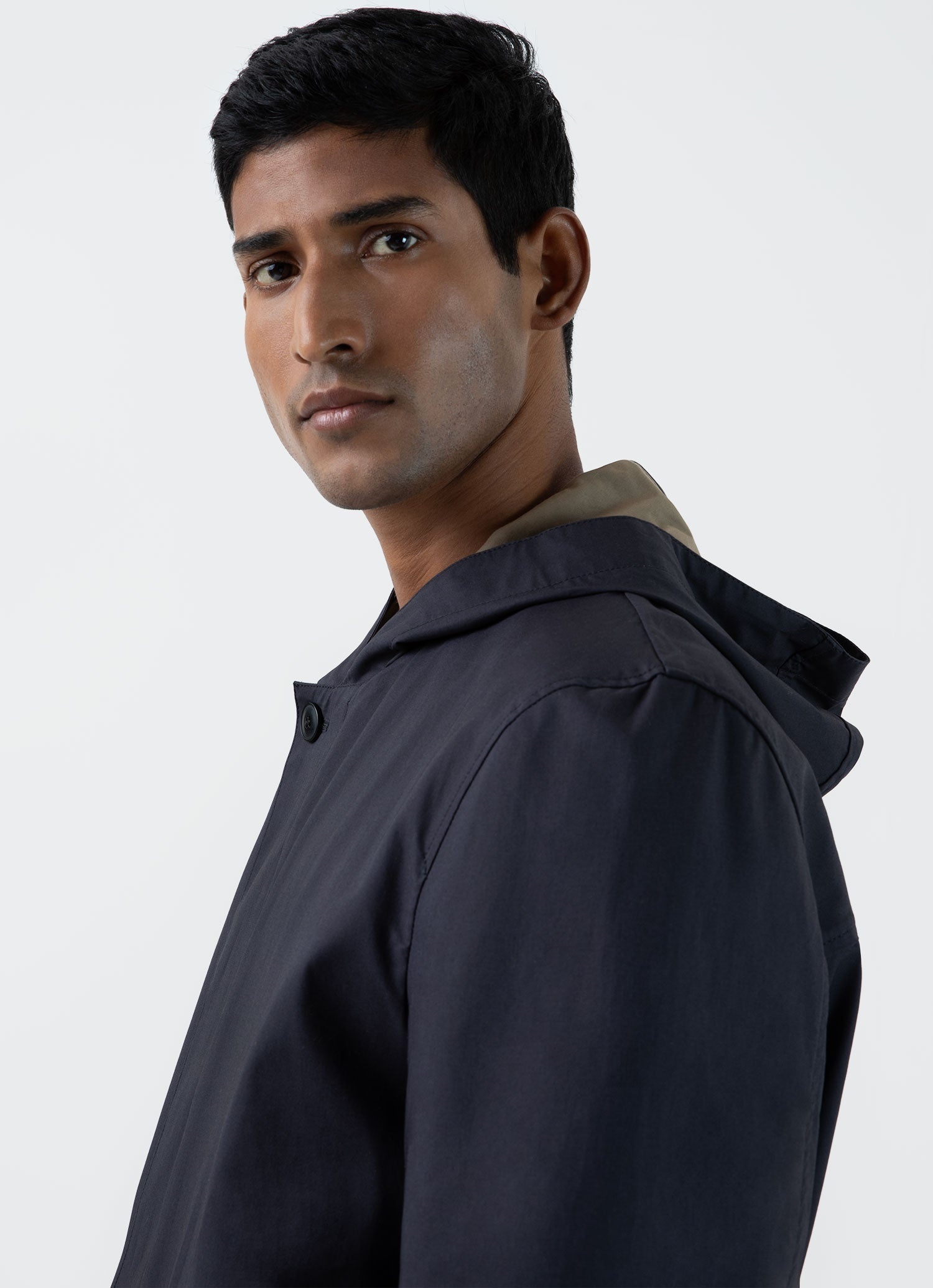 Cotton Bonded Hooded Mac - 6