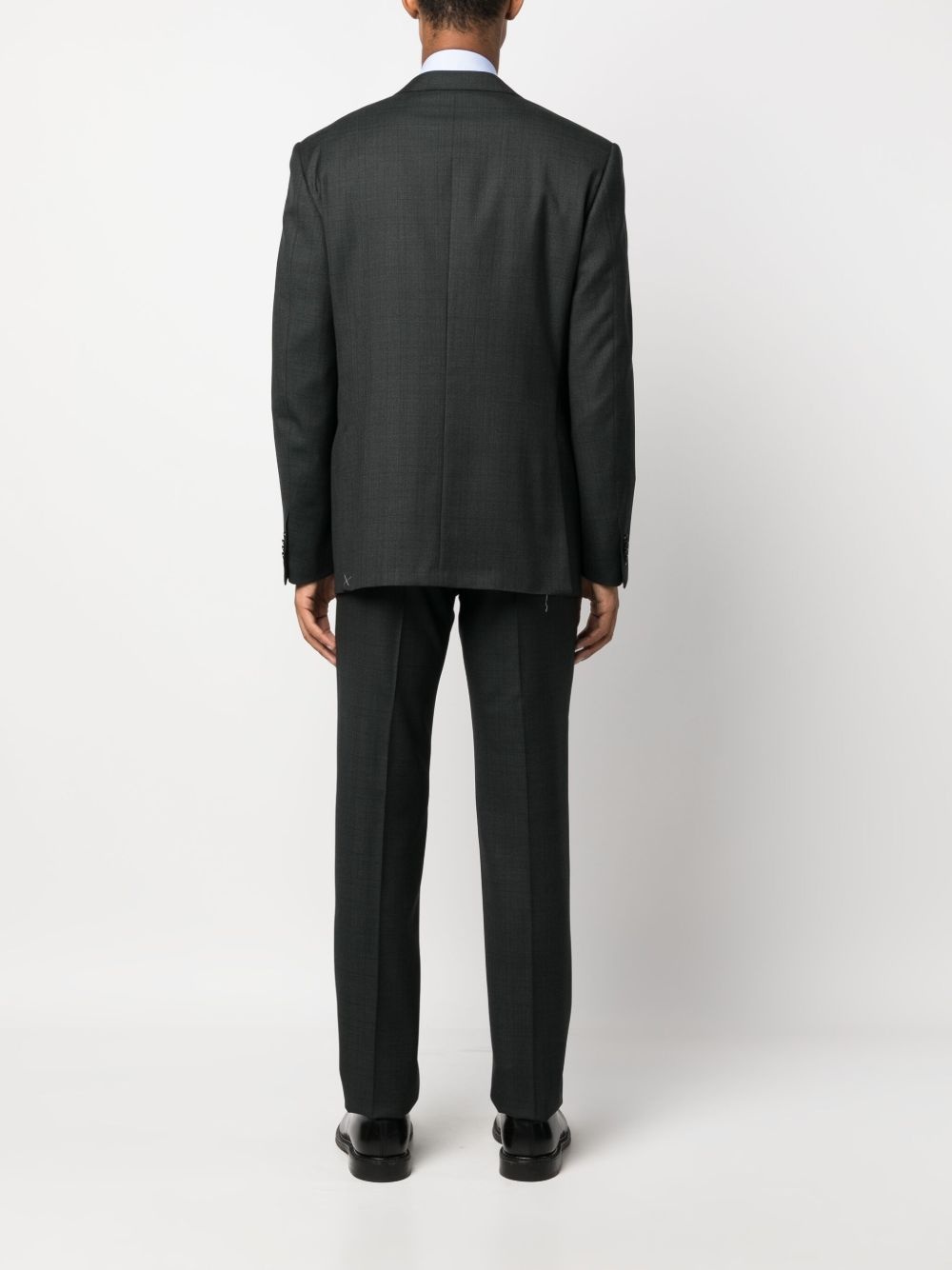 single-breasted wool suit - 4