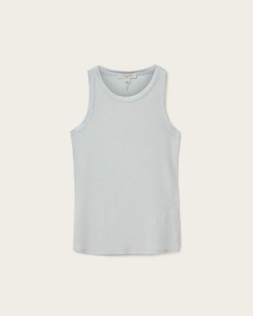 RINA CREW NECK SLEEVELESS TANK TOP - 1