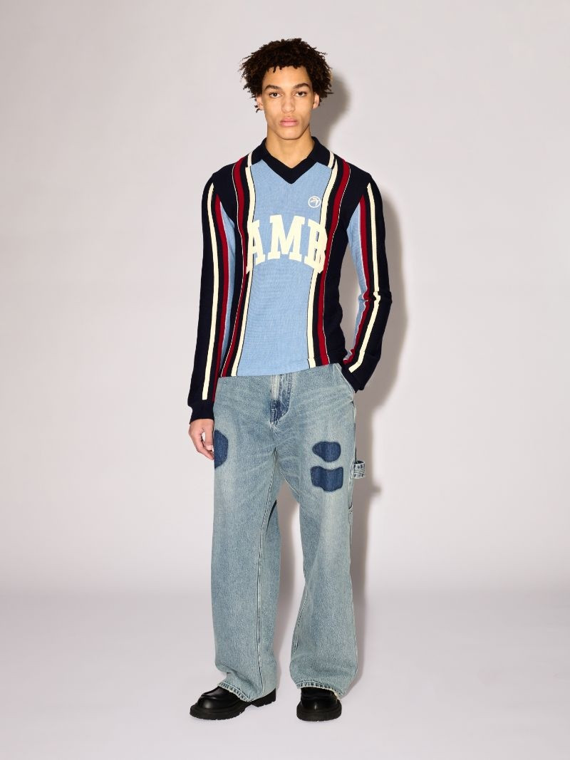 Ambush LONG SLEEVE EMBROIDERED POLO outlook