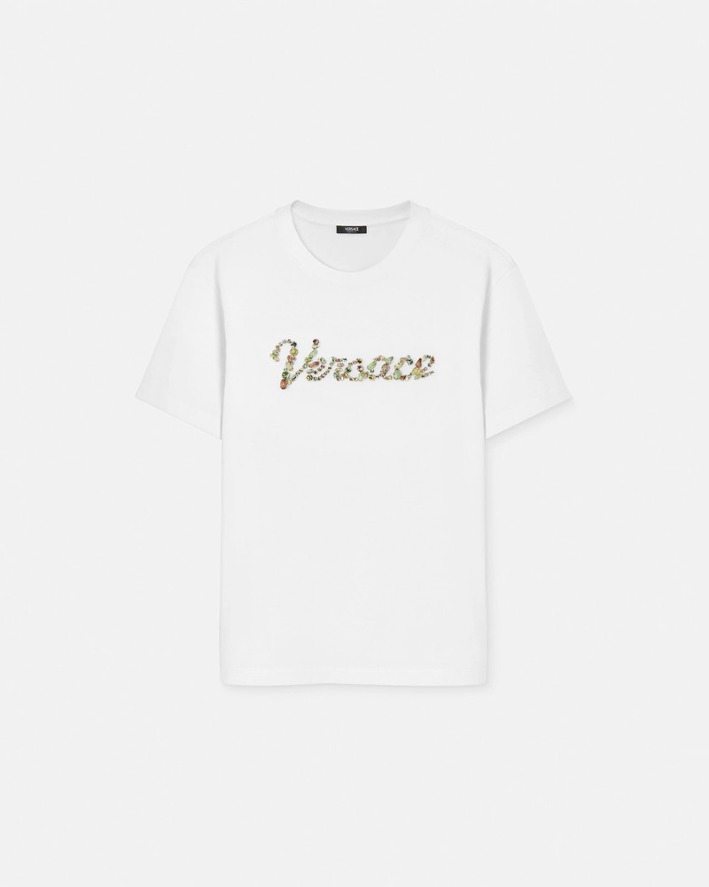 Embroidered Cotton-Jersey T-Shirt 1