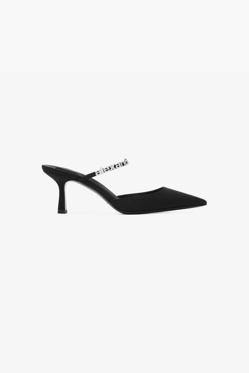 DELPHINE 65 LOGO STRAP MULE IN VISCOSE 1