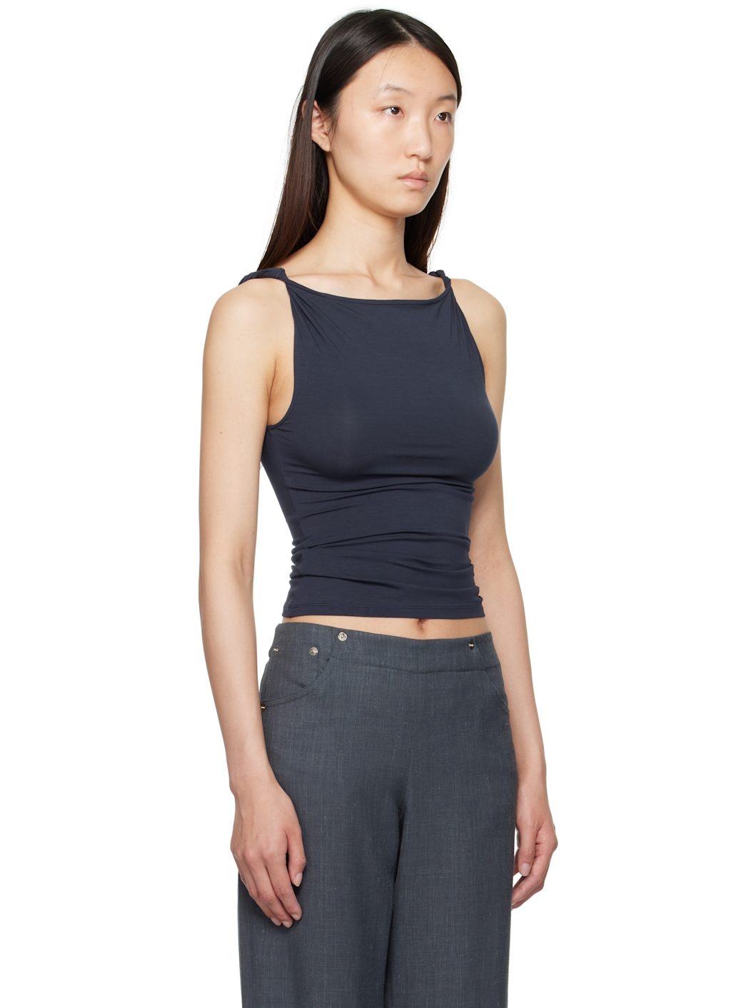 Navy Simp Tank Top - 2