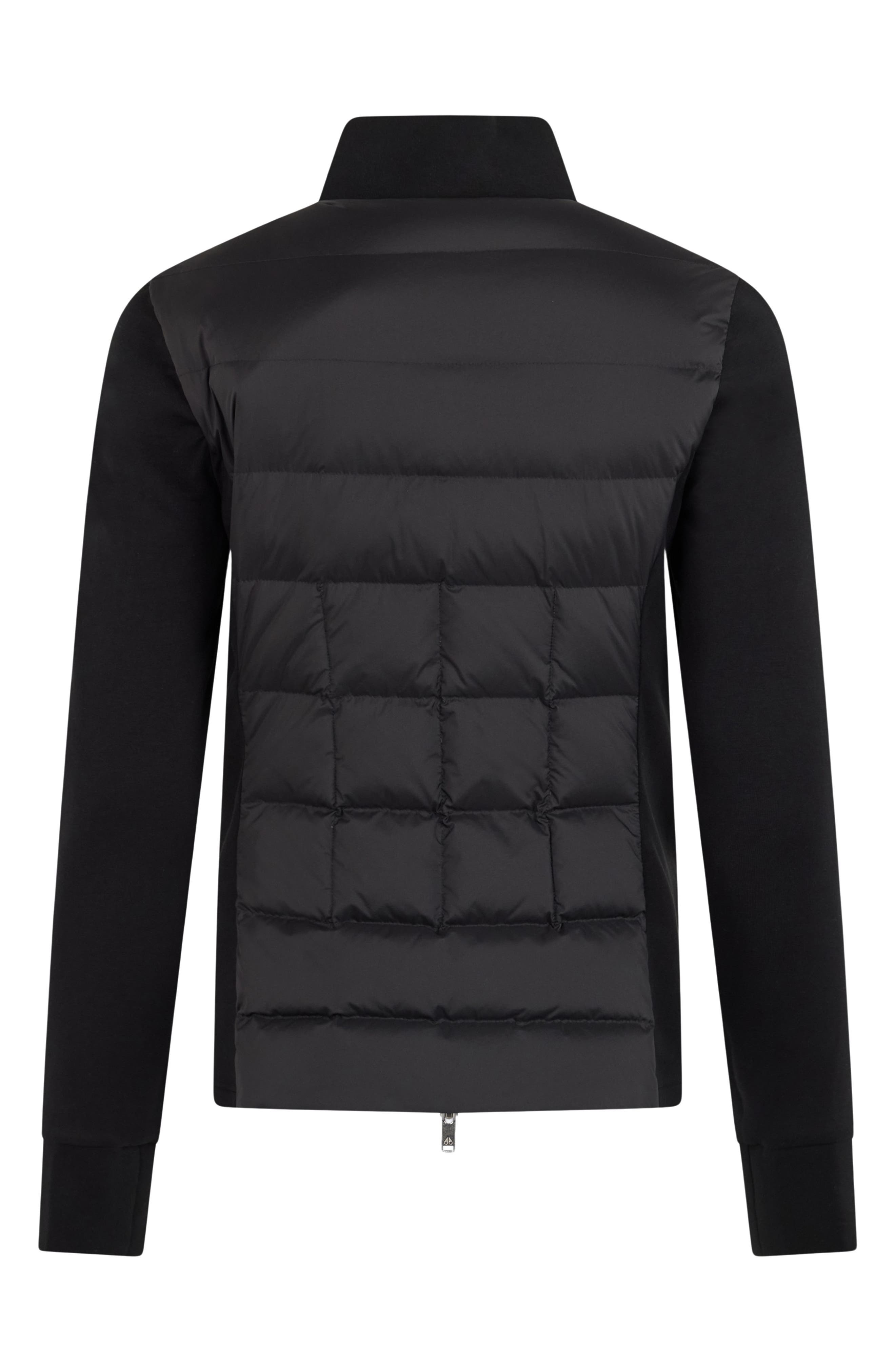 Moose Knuckles Naomi 800 Fill Power Down Hybrid Jacket in Black at Nordstrom - 6