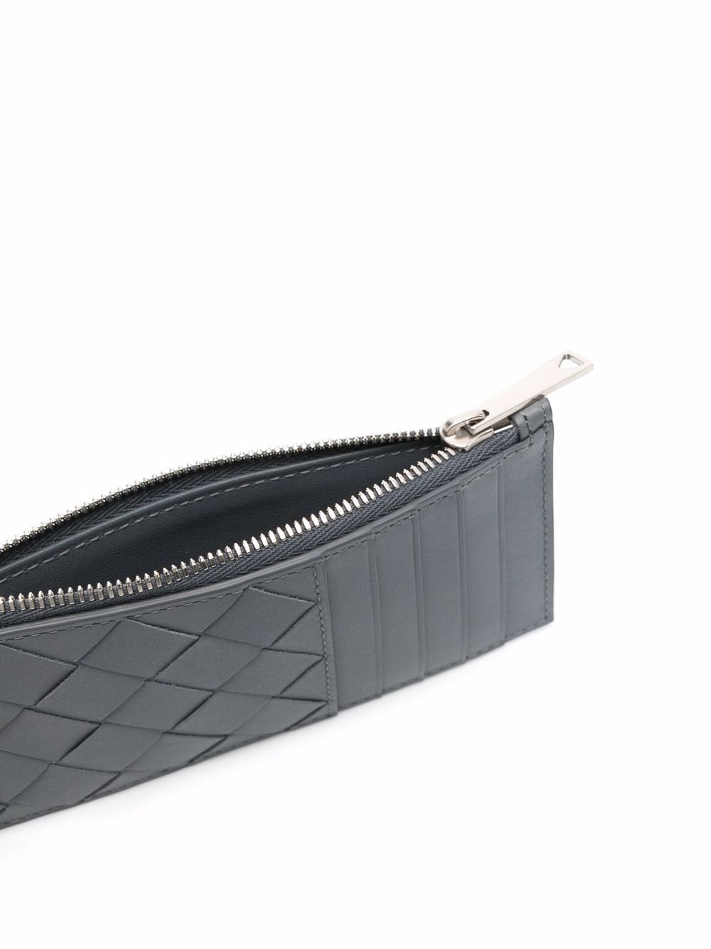 interwoven-design zip-fastening wallet - 3