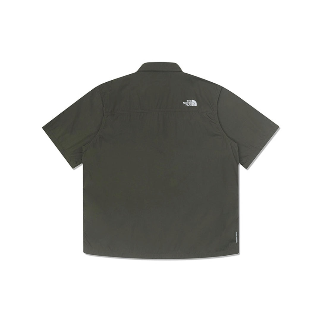 THE NORTH FACE Short Sleeve Solid Shirt 'Olive Green' NF0A885N-21L - 2