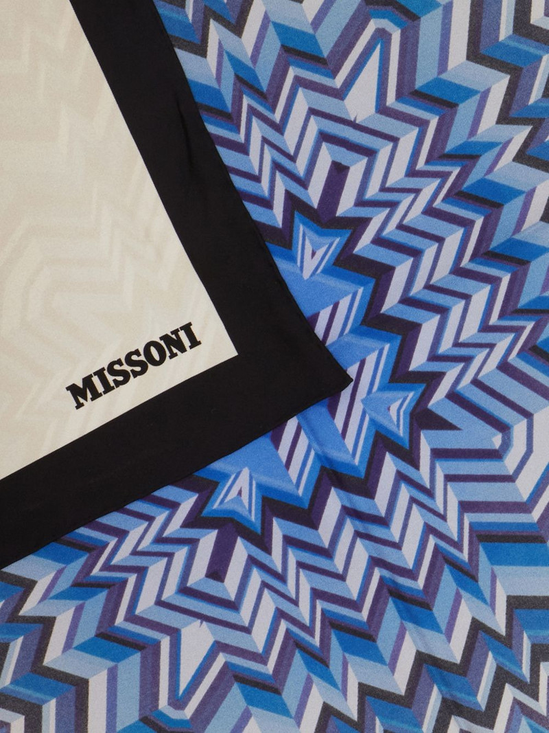 Missoni geometric print scarf outlook