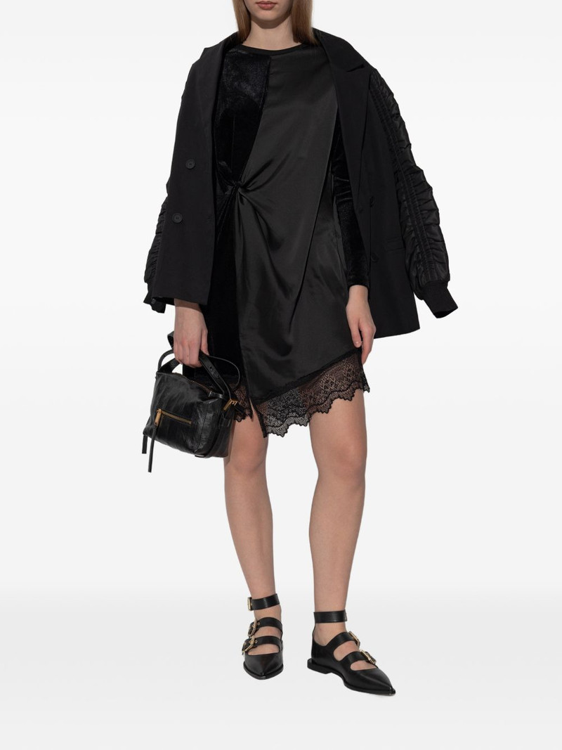 ALLSAINTS Lana lace knot dress outlook