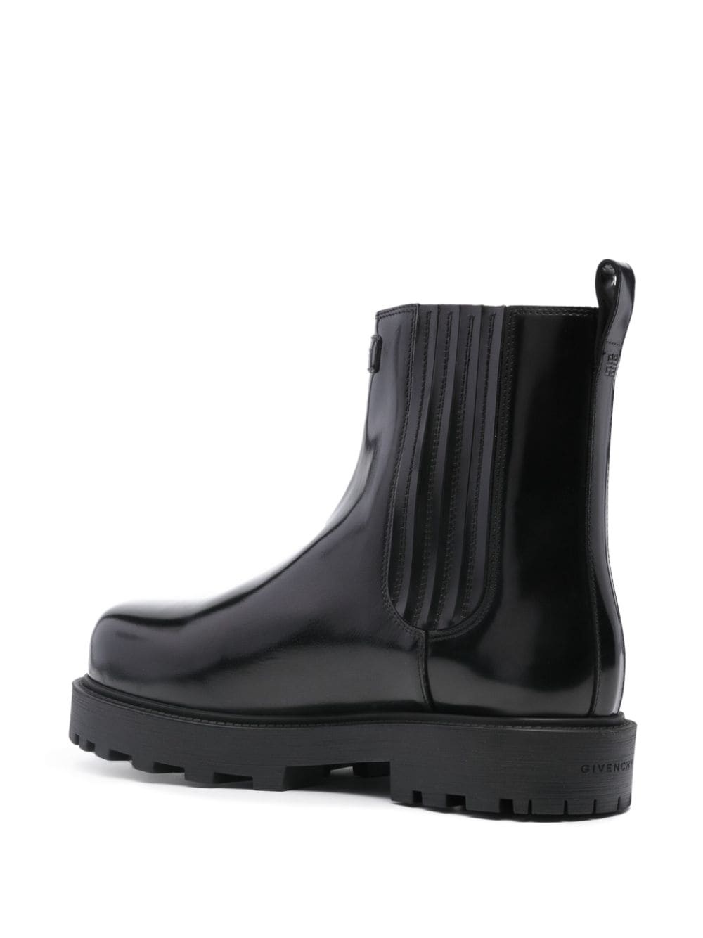 patent leather Chelsea boots - 3