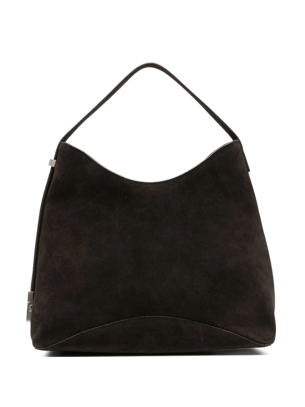 suede buckle-detail tote bag - 1