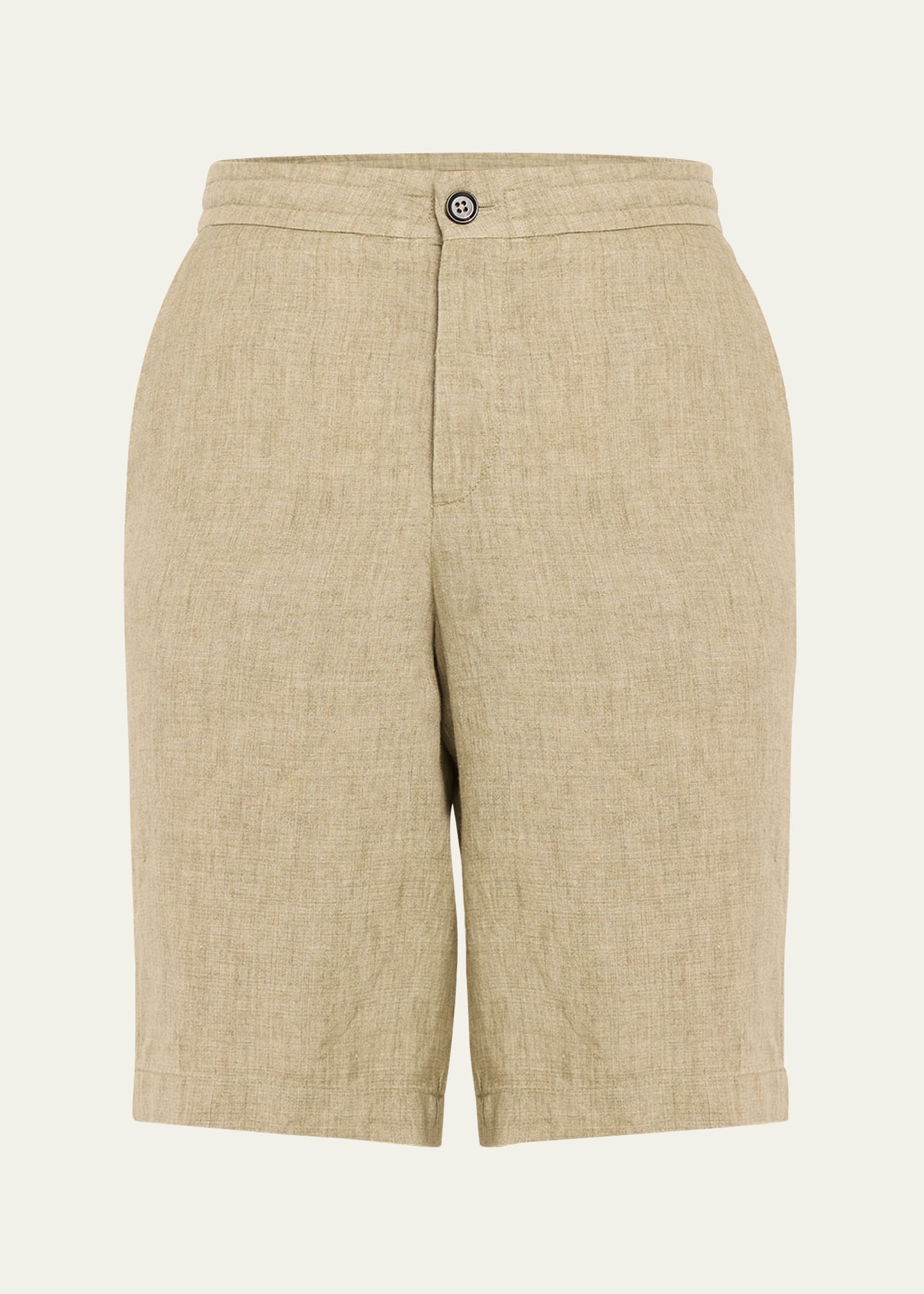 Men's Delave Linen Drawstring Shorts - 1