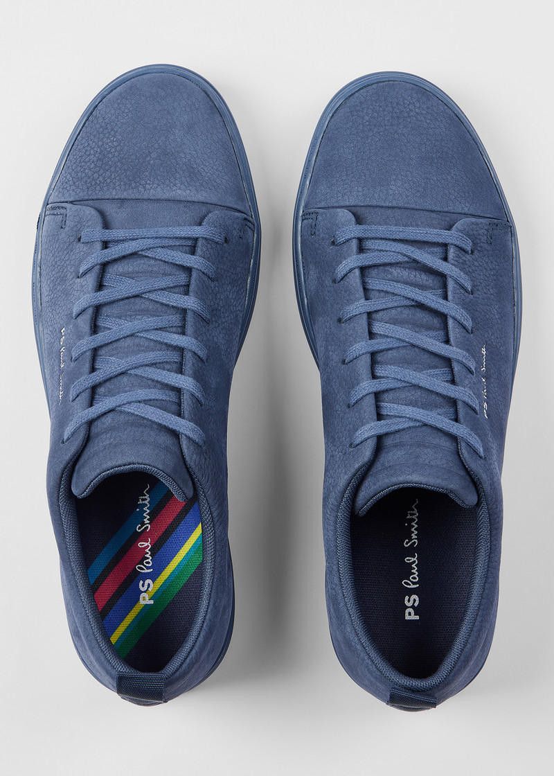 Slate Blue Nubuck 'Lee' Trainers 5