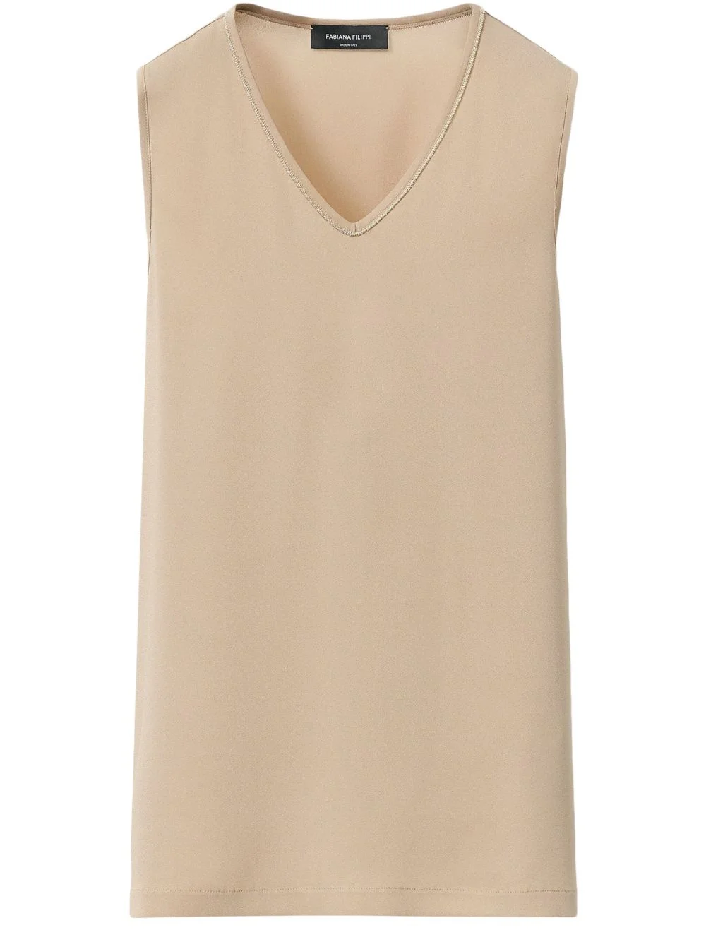 beaded-trim sablé vest - 1