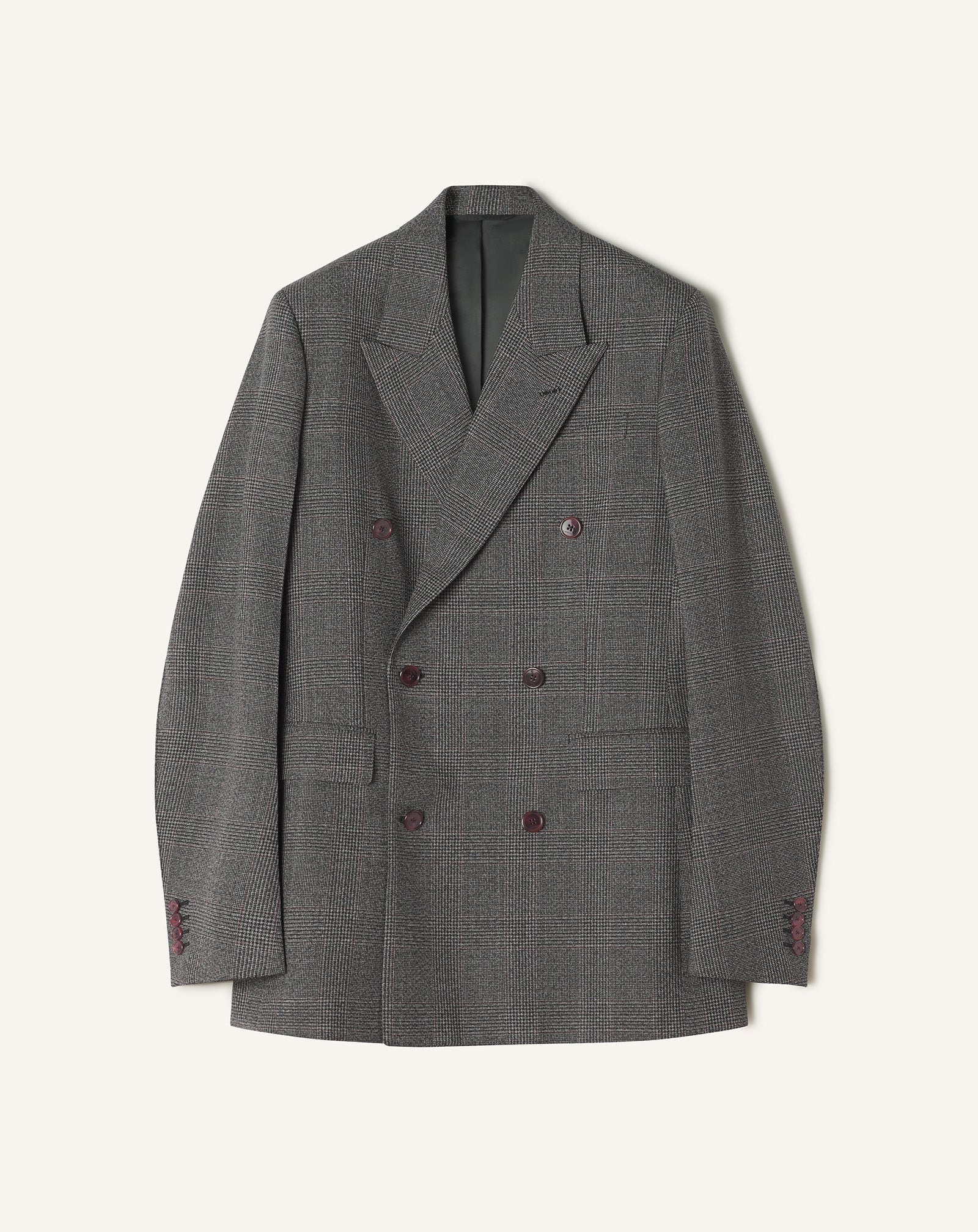 FITTED DOUBLE-BREASTED JACKET - 1