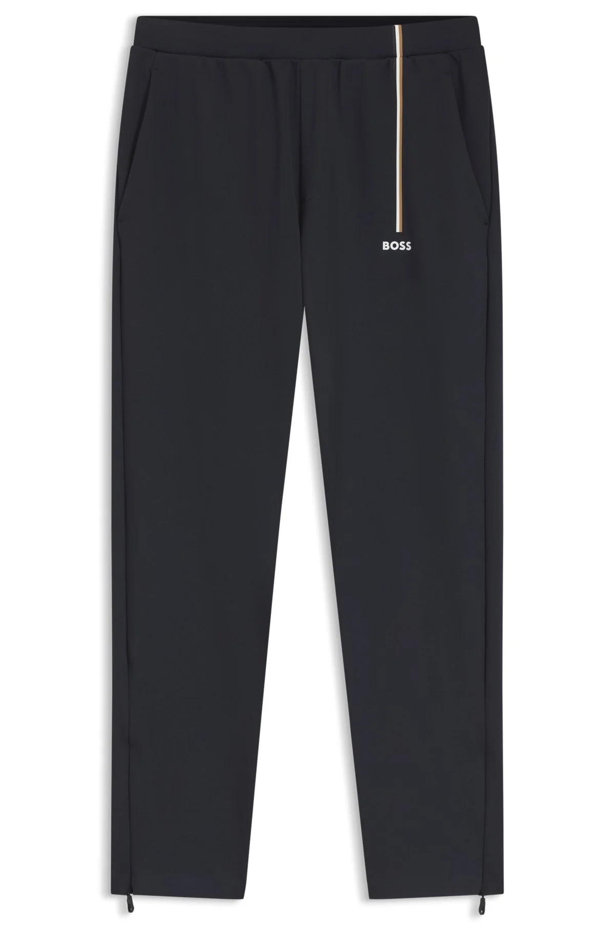 ACTIVE TRACK PANTS IN THERMOREGULATING STRETCH GABARDINE - 1