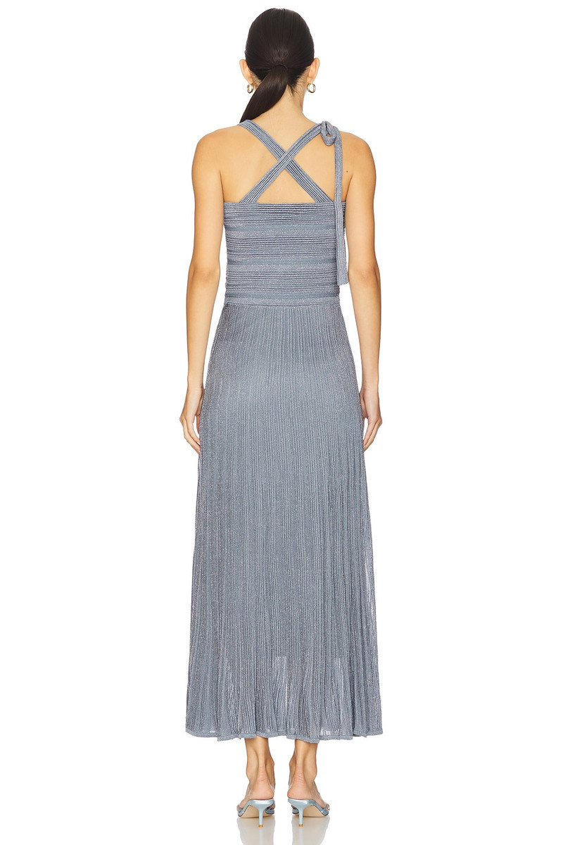 Zimmermann Cascadian Halter Midi Dress outlook