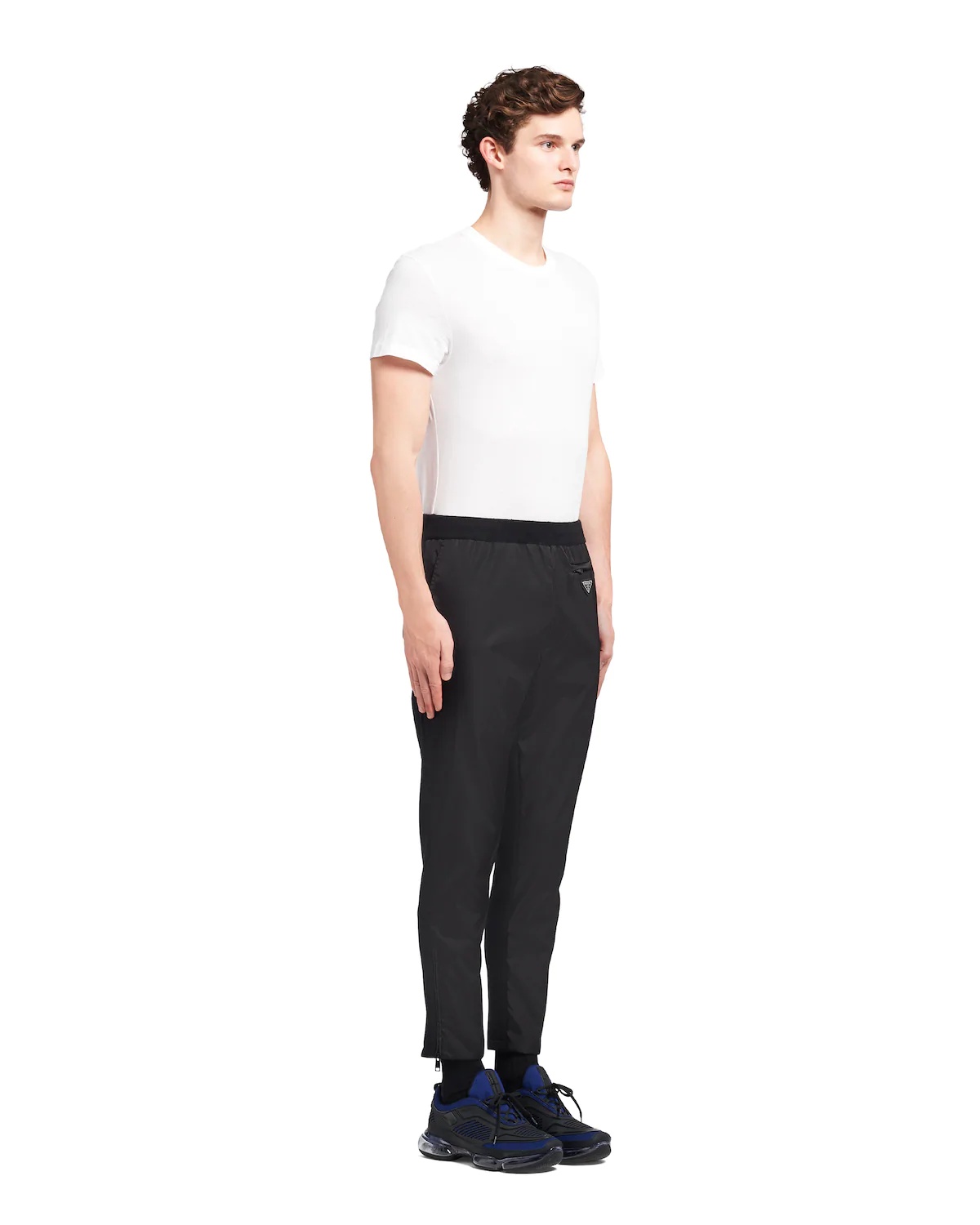 Wool and Re-Nylon Gabardine trousers - 3