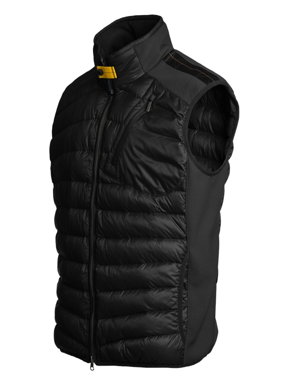 quilted panelled gilet - 4