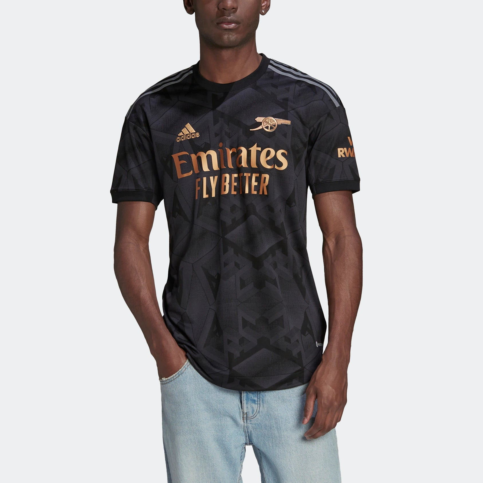 adidas Arsenal 22/23 Away Authentic Jersey H35901 - 3