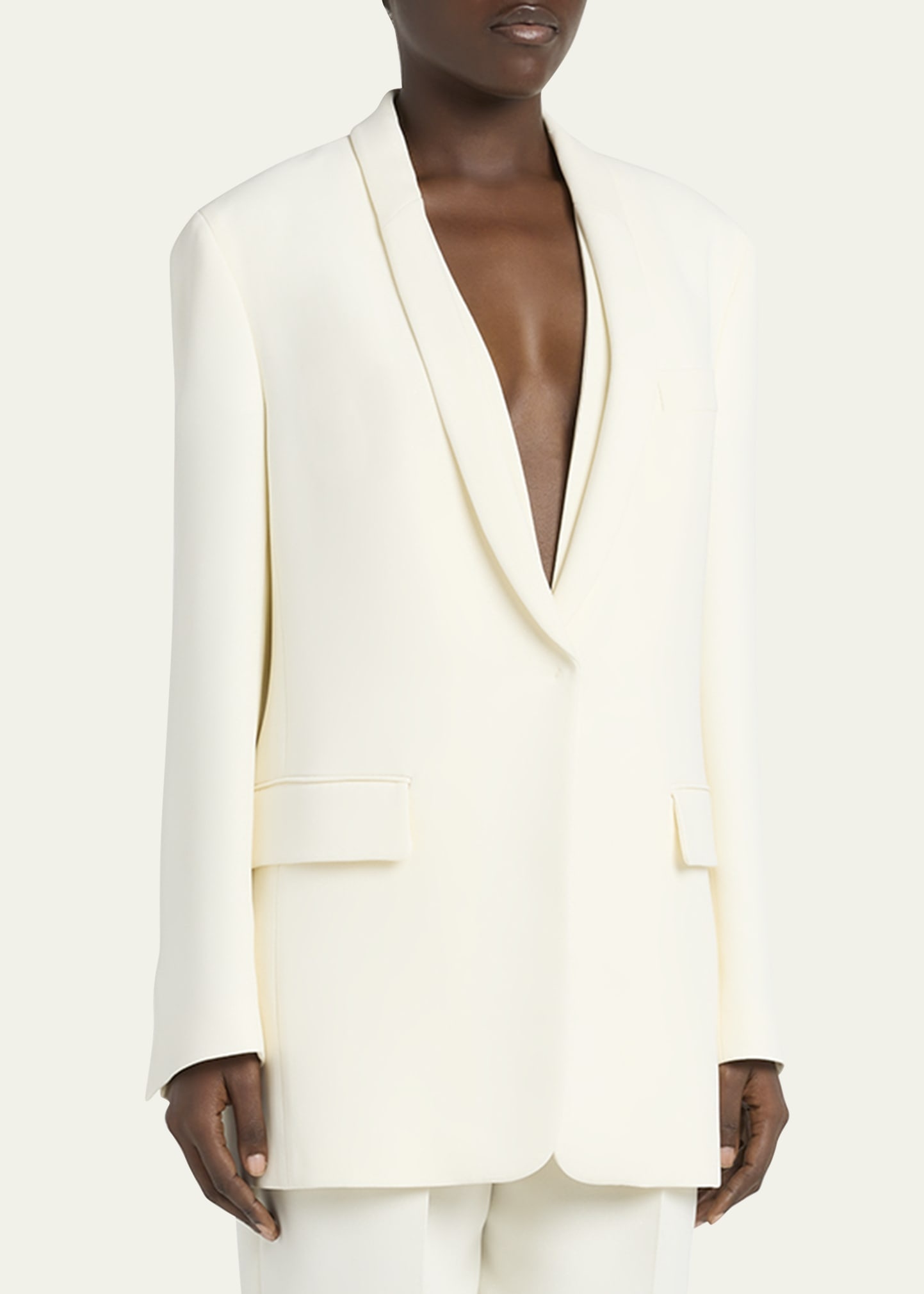 Cady Glitter Tuxedo Jacket - 4