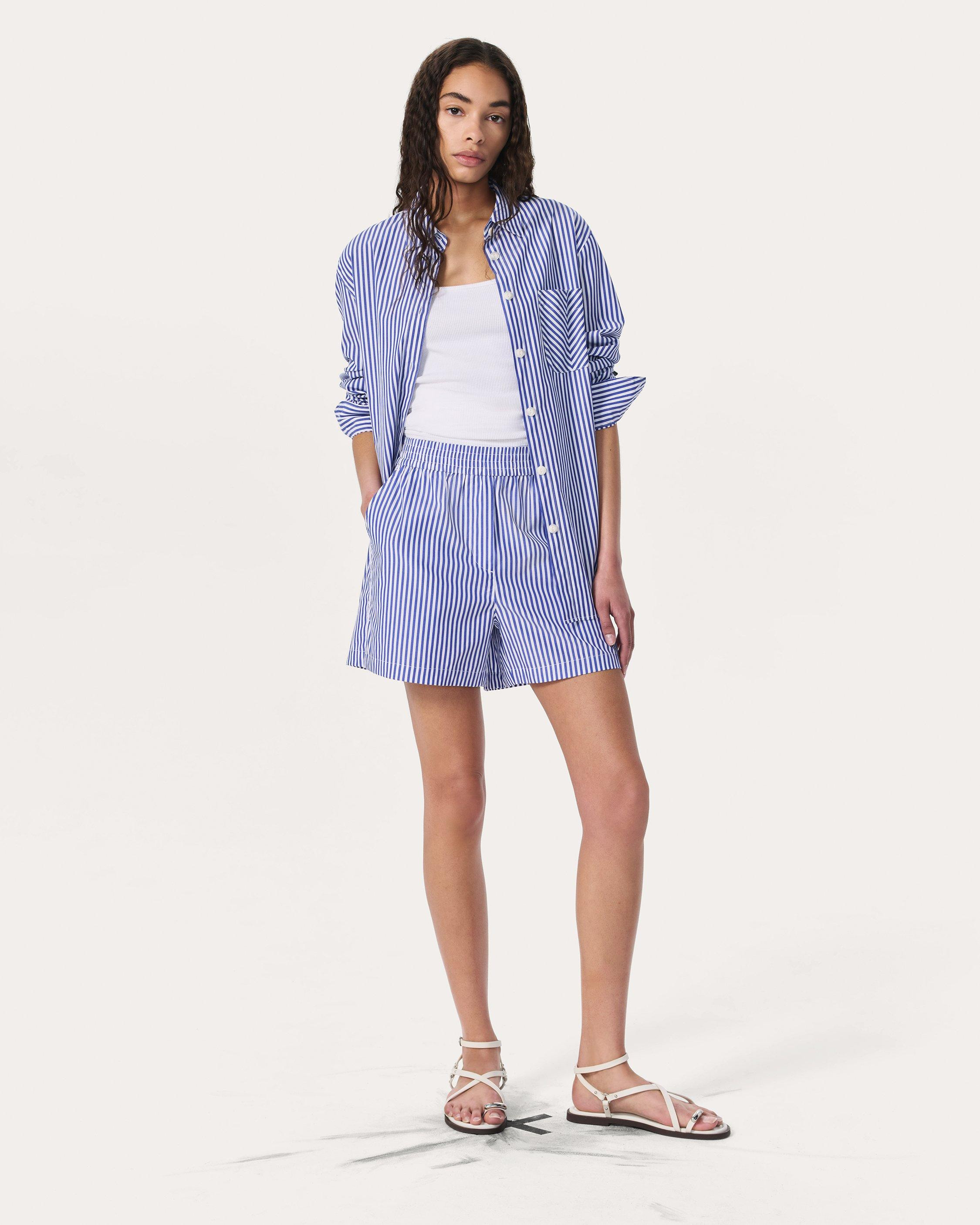 Maxine Poplin Stripe Shirt - 7