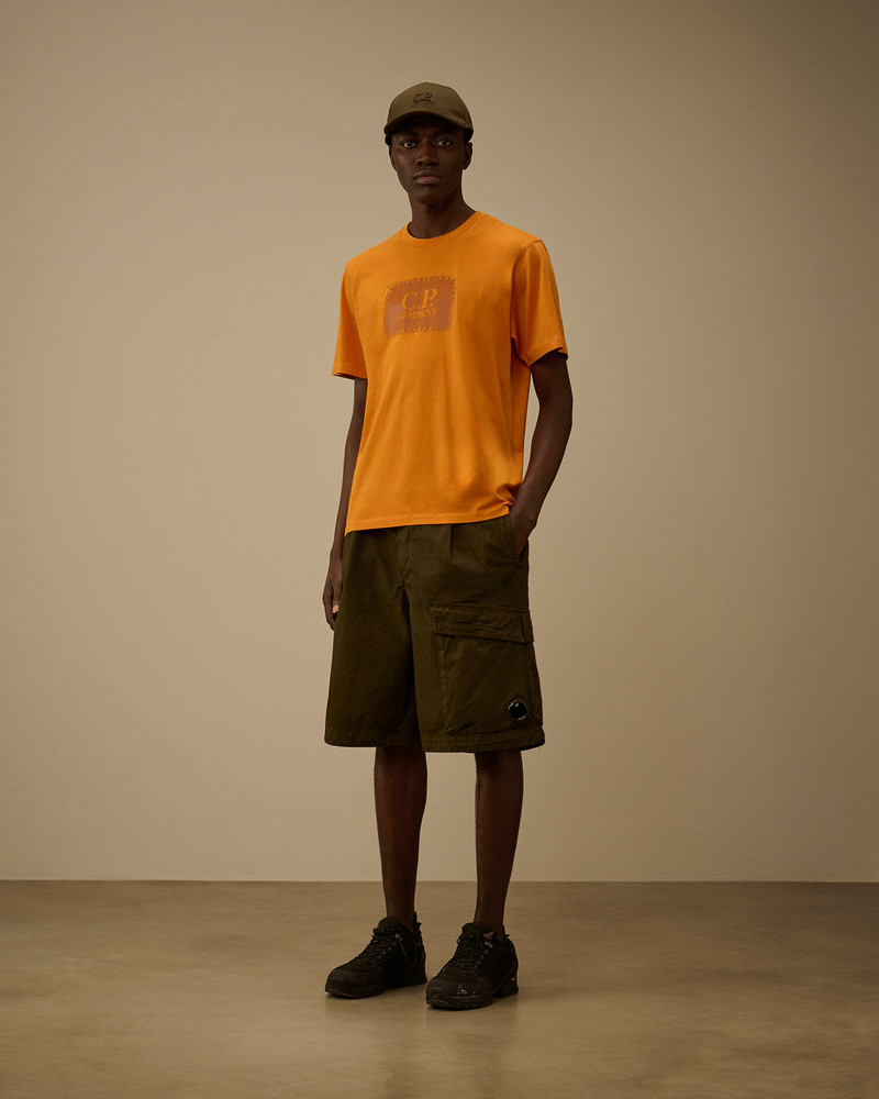 C.P. Company Jersey 30/1 Short Sleeve Logo Label T-Shirt outlook