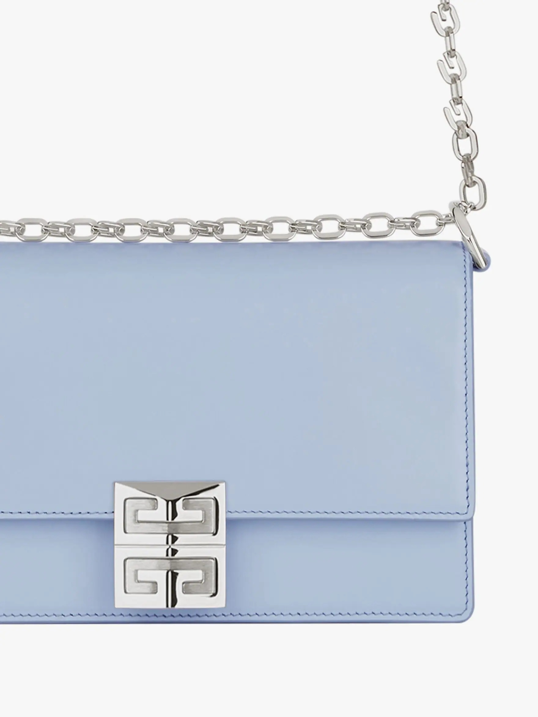 SMALL 4G BAG IN BOX LEATHER WITH CHAIN - 7