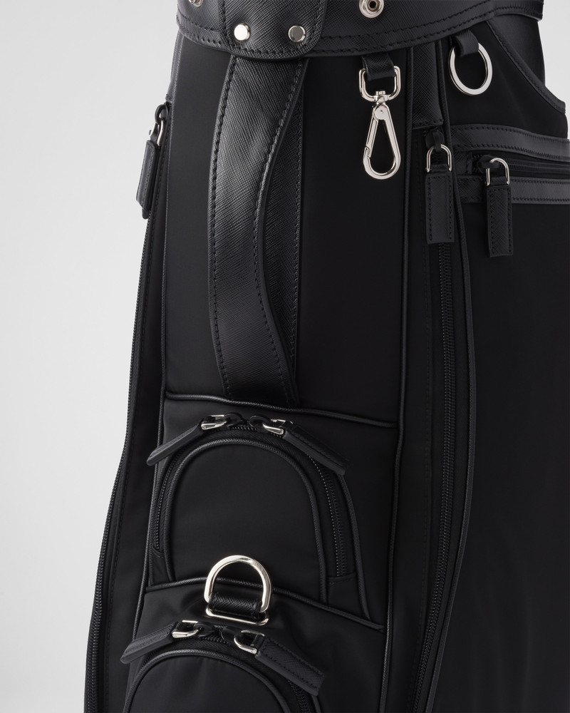 Re-Nylon and Saffiano golf bag 6