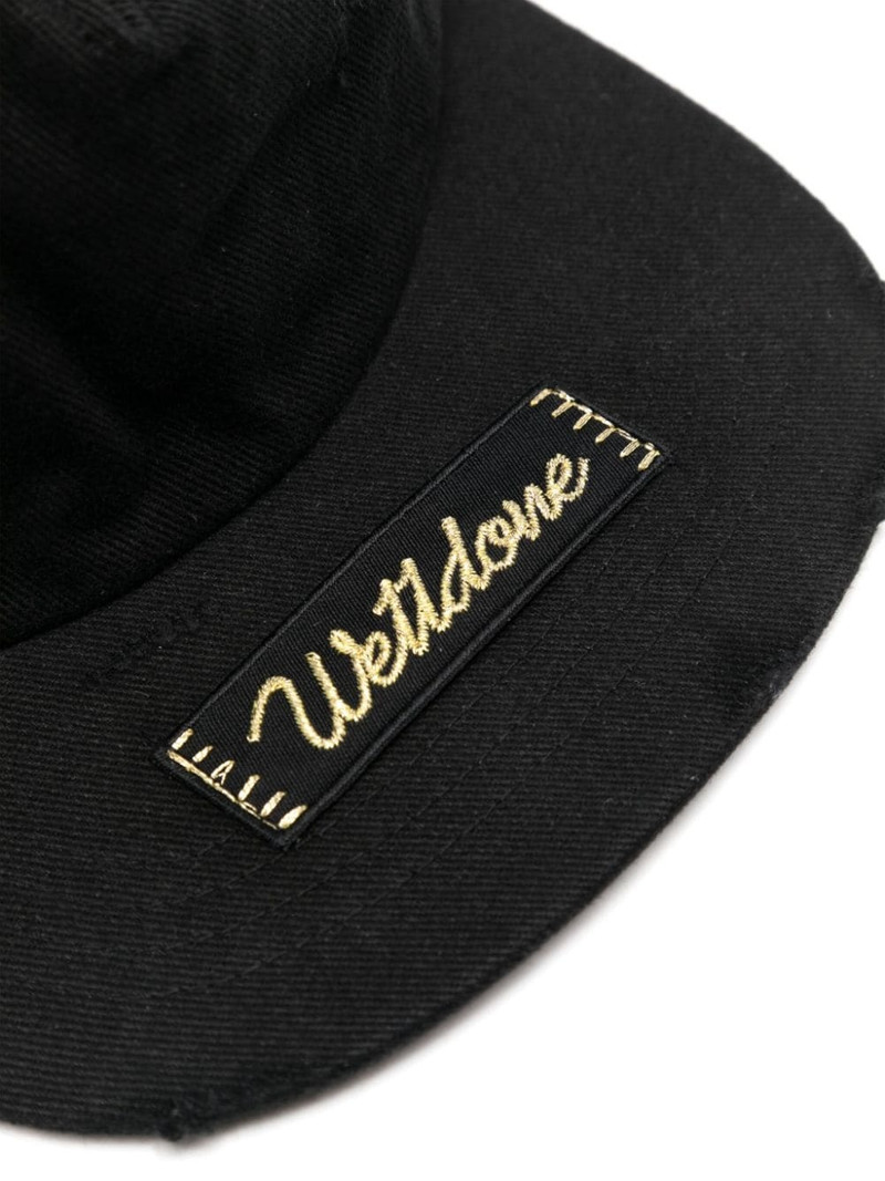 We11done logo-patched baseball cap outlook