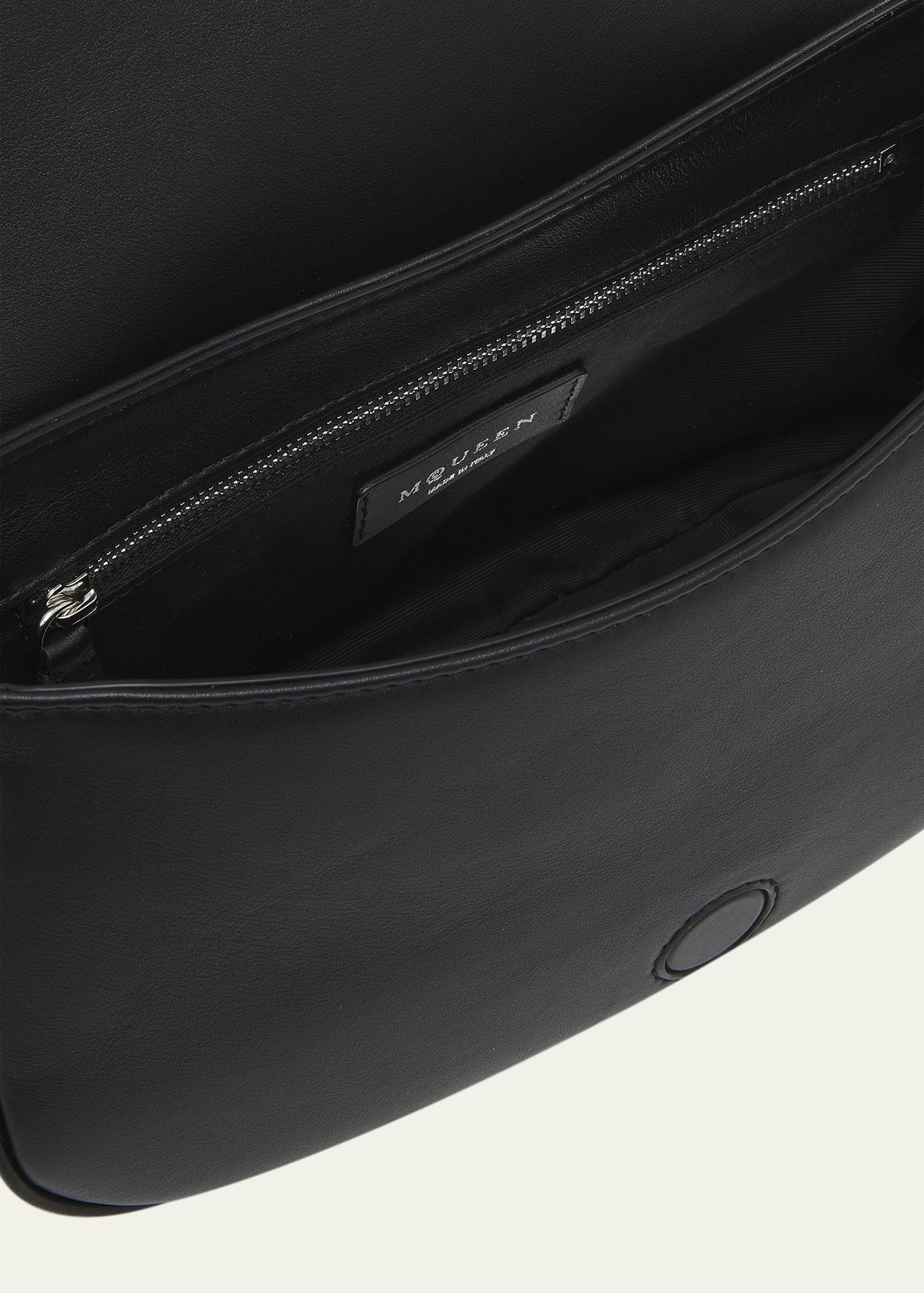 T-Bar Buckle Leather Crossbody Bag - 3