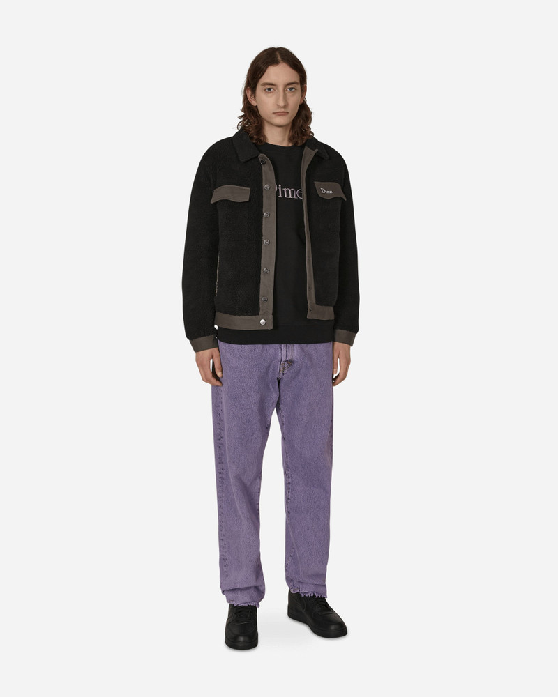 Dime Sherpa Denim Jacket Black outlook