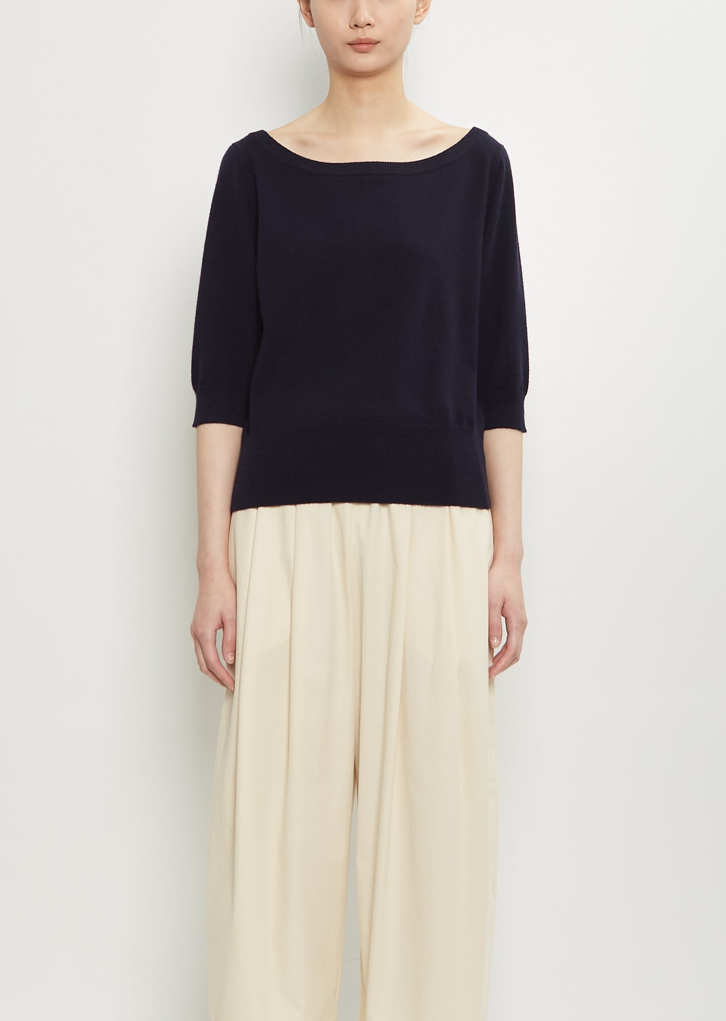 n°422 Marianne Cashmere Sweater — Navy - 5