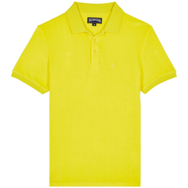 Men Terry Polo Shirt Solid - 1