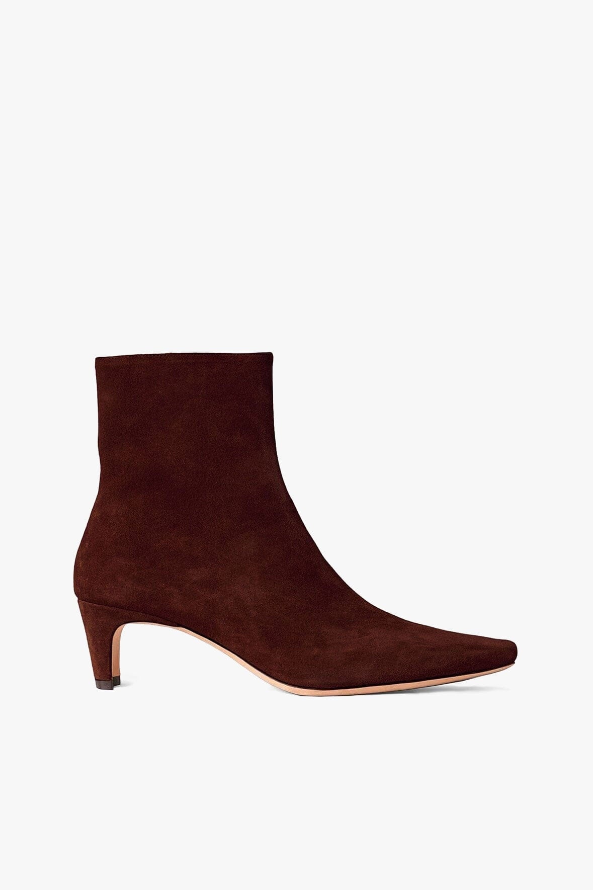 STAUD WALLY ANKLE BOOT MAHOGANY SUEDE - 1