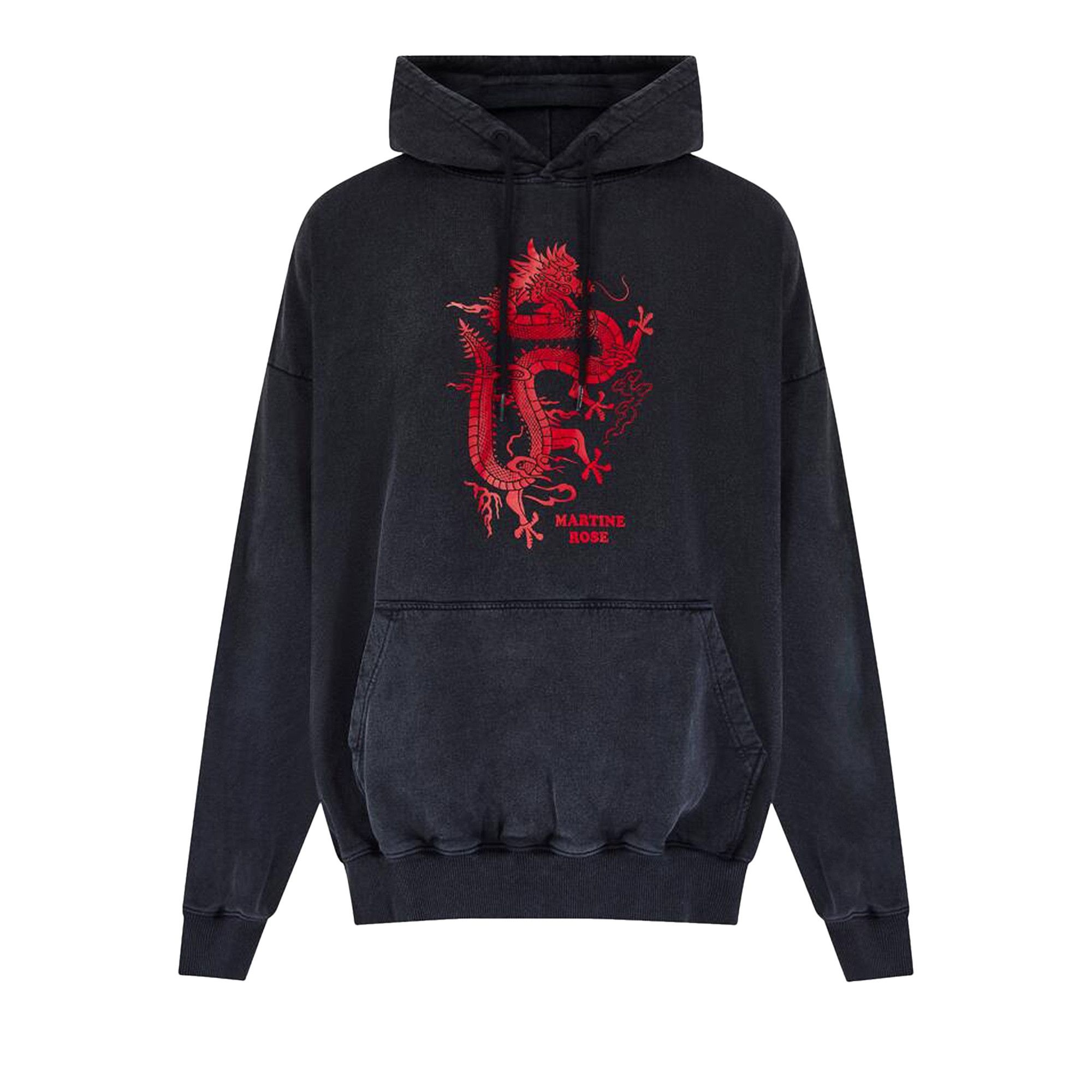 Martine Rose Oversized Hoodie 'Black' - 1