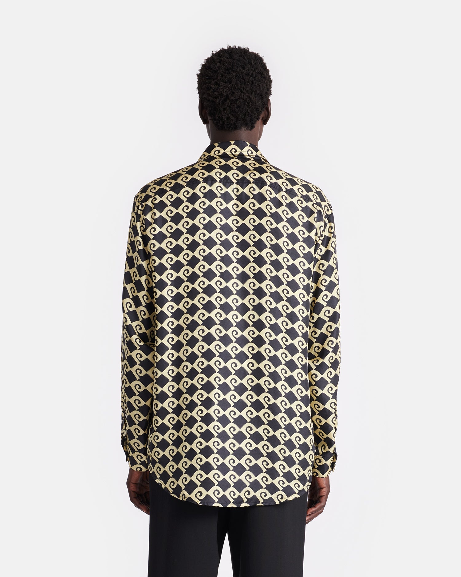 Printed Silk-Twill Shirt - 3