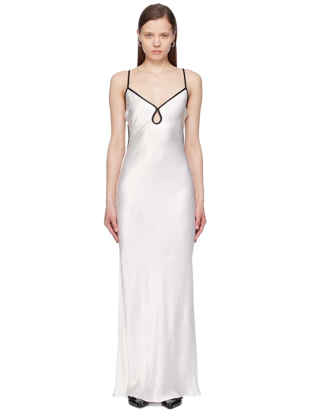 White & Black Cedar City Maxi Dress - 1
