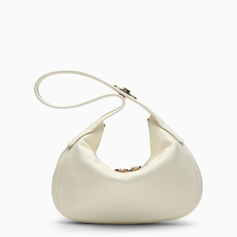 Valentino Garavani Small Go-Hobo Bag In Ivory Leather Women - 3