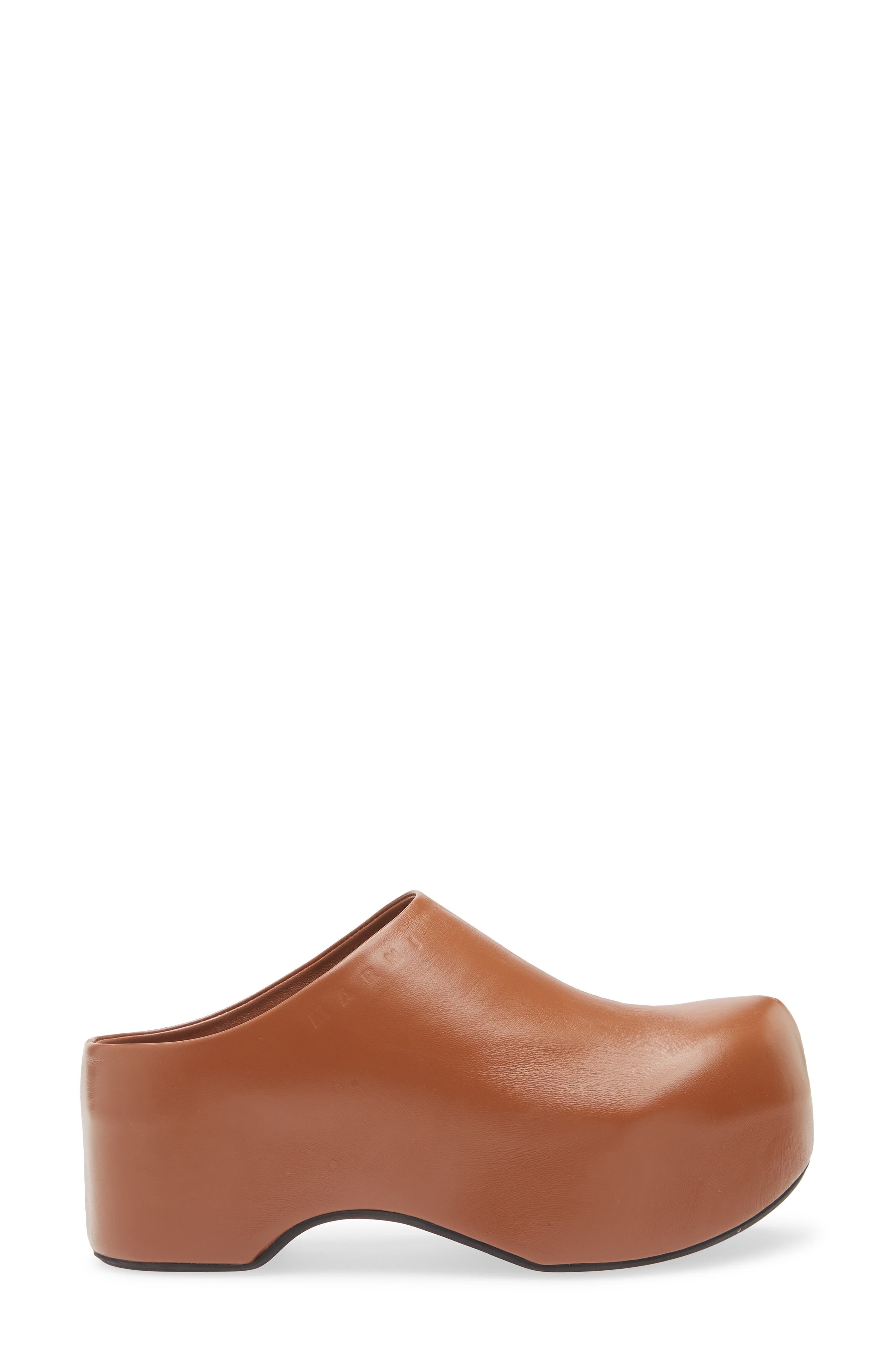 Marni Chunky Platform Clog in Wood at Nordstrom - 3