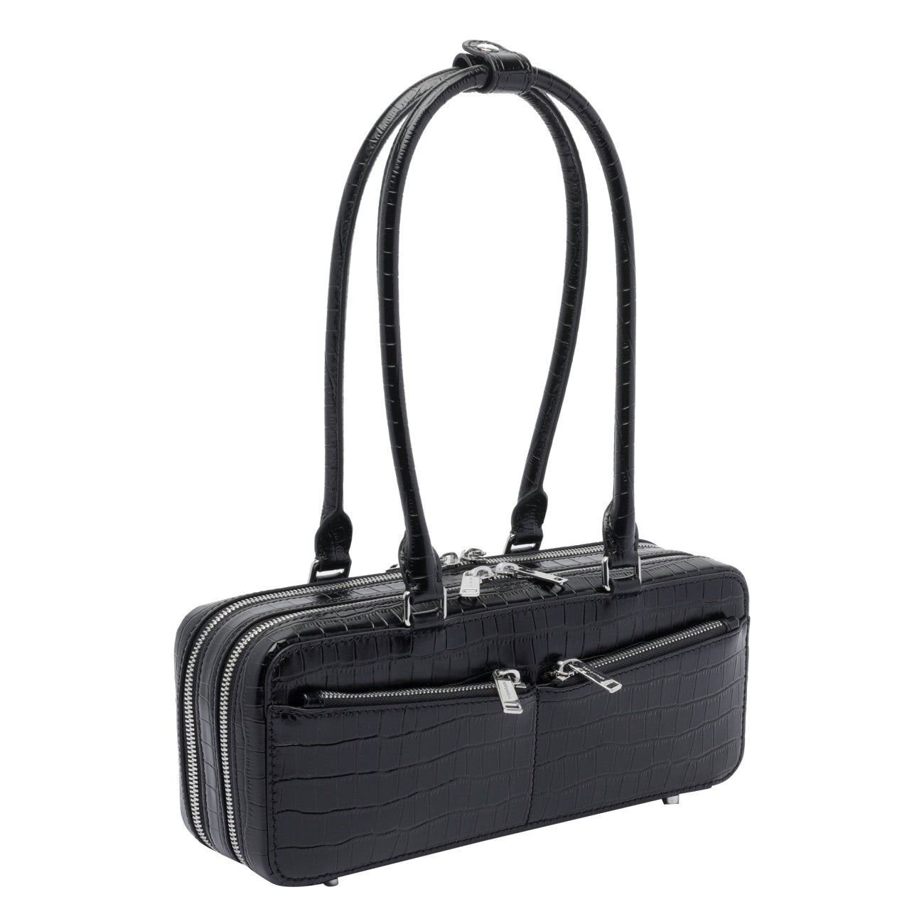 Self Portrait Women Croc Shoulder Bag - 2