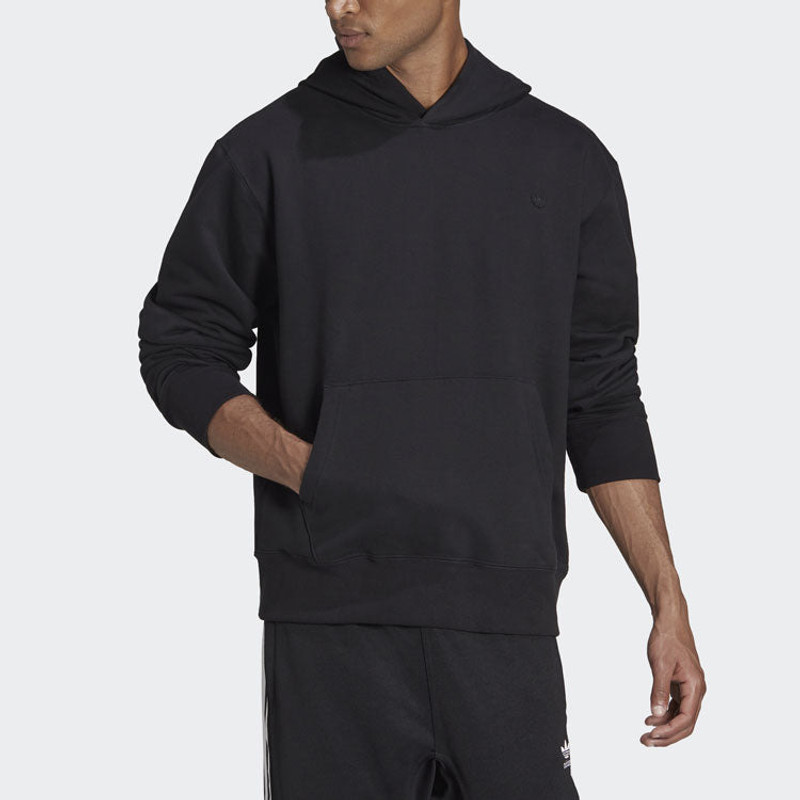 adidas adidas originals Embroidered Small Label Solid Color Sports Black HF6373 outlook