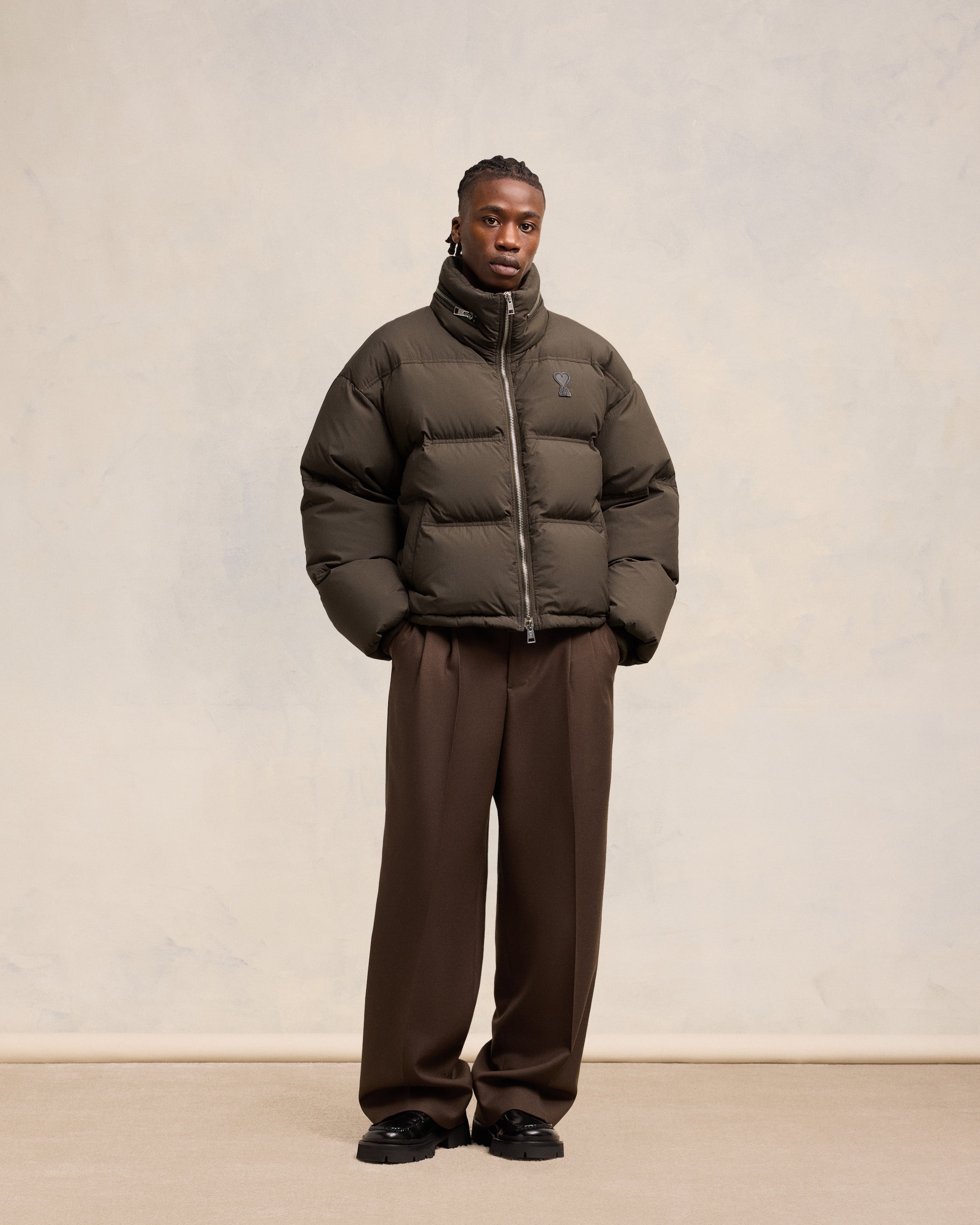 AMI Paris AMI DE COEUR DOWN JACKET | REVERSIBLE