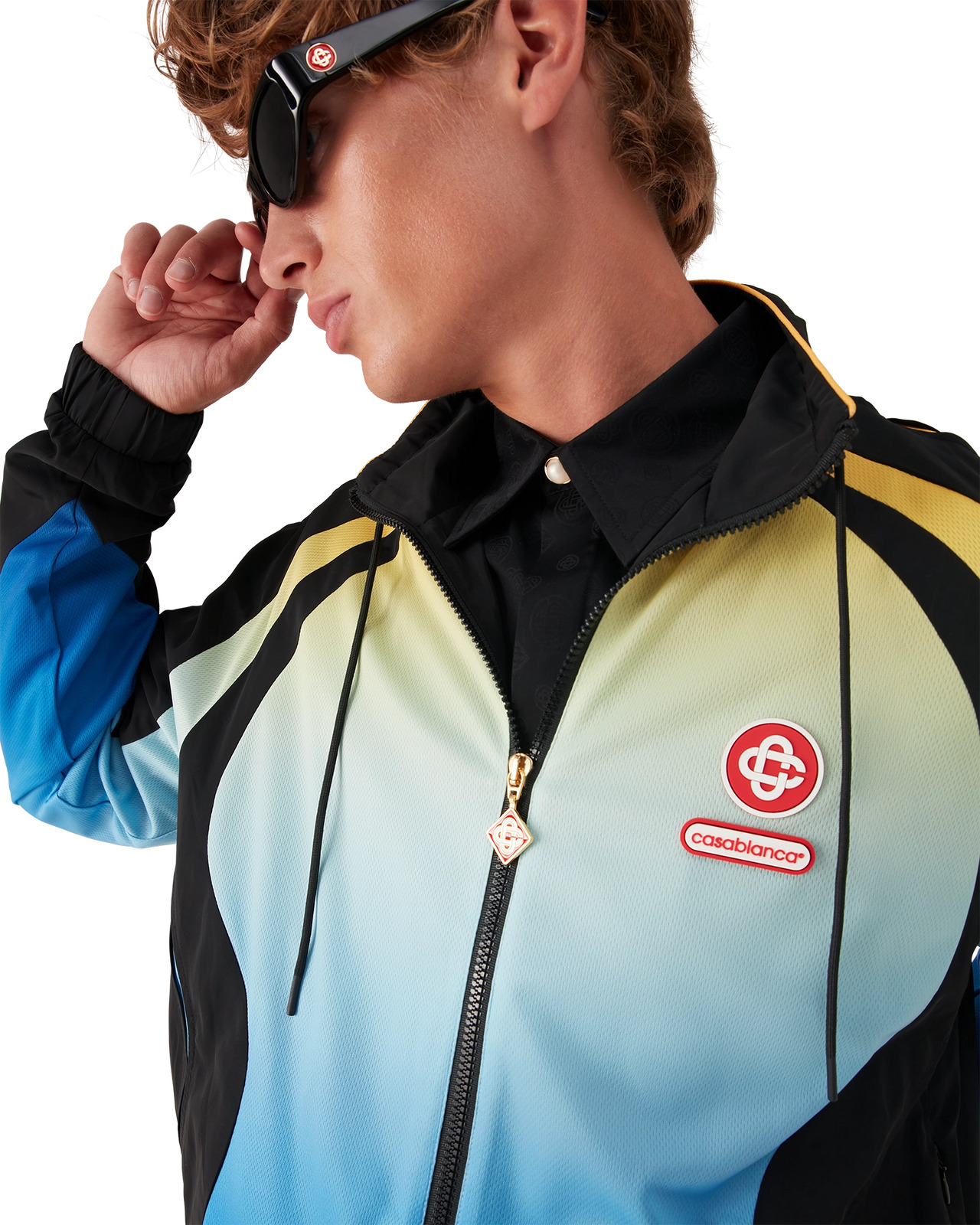 Gradient Windbreaker Jacket | Casablanca Paris - 5