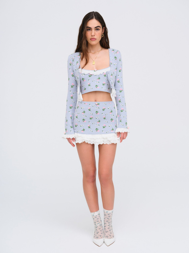 Amalia Knit Mini Skirt 6