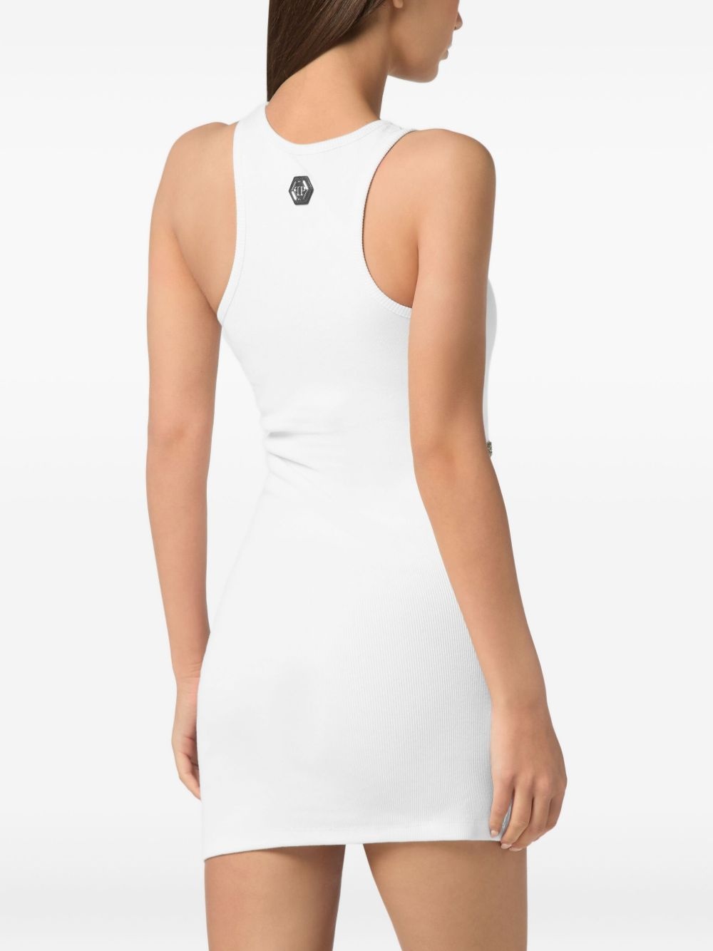 crystal-embellished dress - 4